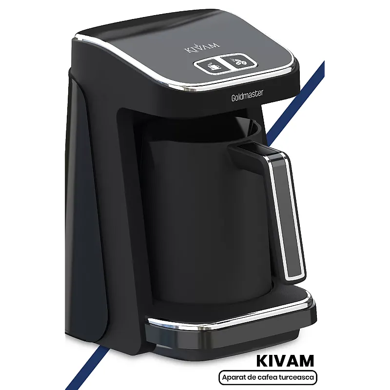 Aparat pentru cafea turceasca Goldmaster KIVAM GM-8380S Negru, 480W - Studiocasa.ro