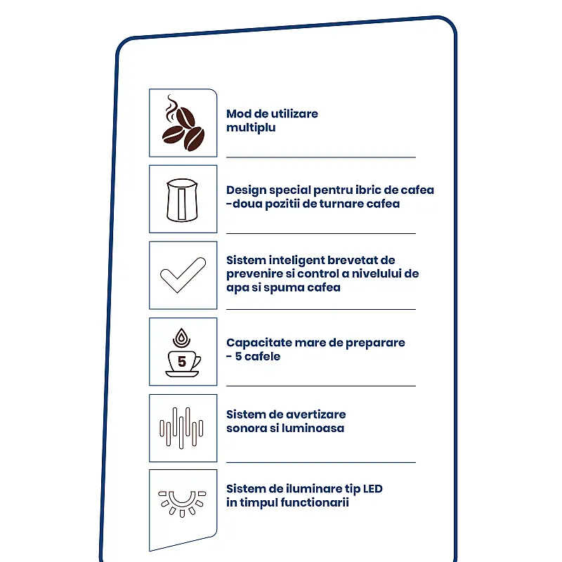 Aparat pentru cafea turceasca Goldmaster Pro KIVAM GM-9900G Auriu, 480W - Studiocasa.ro