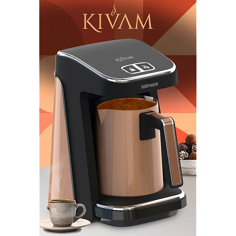 Aparat pentru cafea turceasca Goldmaster Pro KIVAM GM-9900G Auriu, 480W - Studiocasa.ro