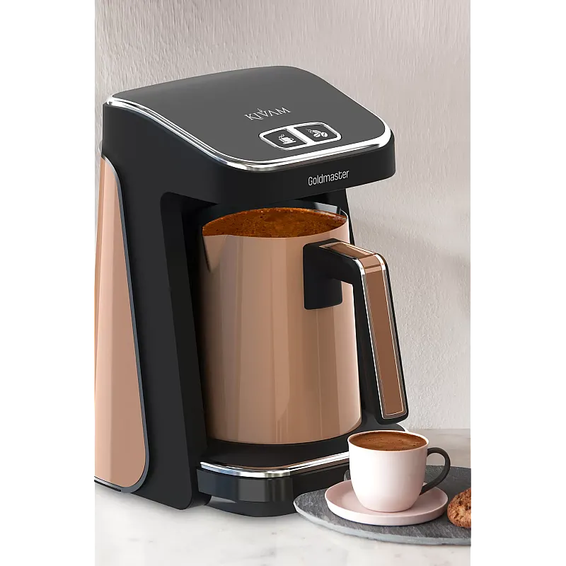 Aparat pentru cafea turceasca Goldmaster Pro KIVAM GM-9900G Auriu, 480W - Studiocasa.ro