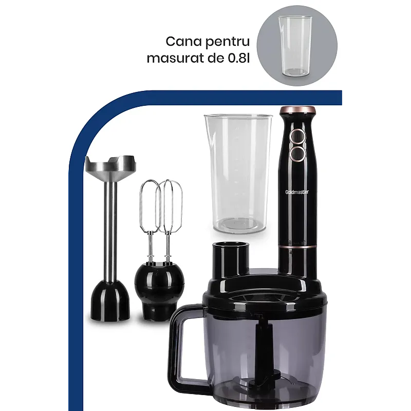 Robot de bucatarie Goldmaster Bestrobot GM-7270, Putere 1500W - Studiocasa.ro