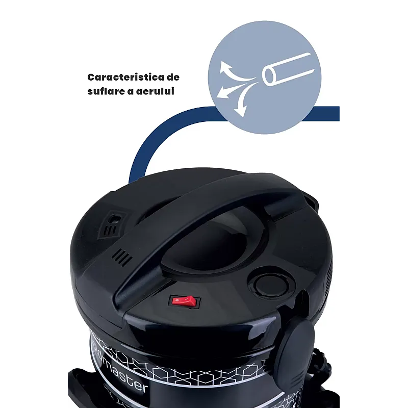 Aspirator cu sac Goldmaster Turbomax GM-7592, 2200W, Colectare 18l - Studiocasa.ro
