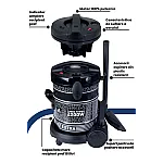 Aspirator cu sac Goldmaster Turbomax GM-7592, 2200W, Colectare 18l - Studiocasa.ro