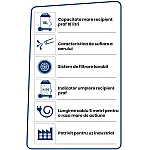 Aspirator cu sac Goldmaster Turbomax GM-7592, 2200W, Colectare 18l - Studiocasa.ro