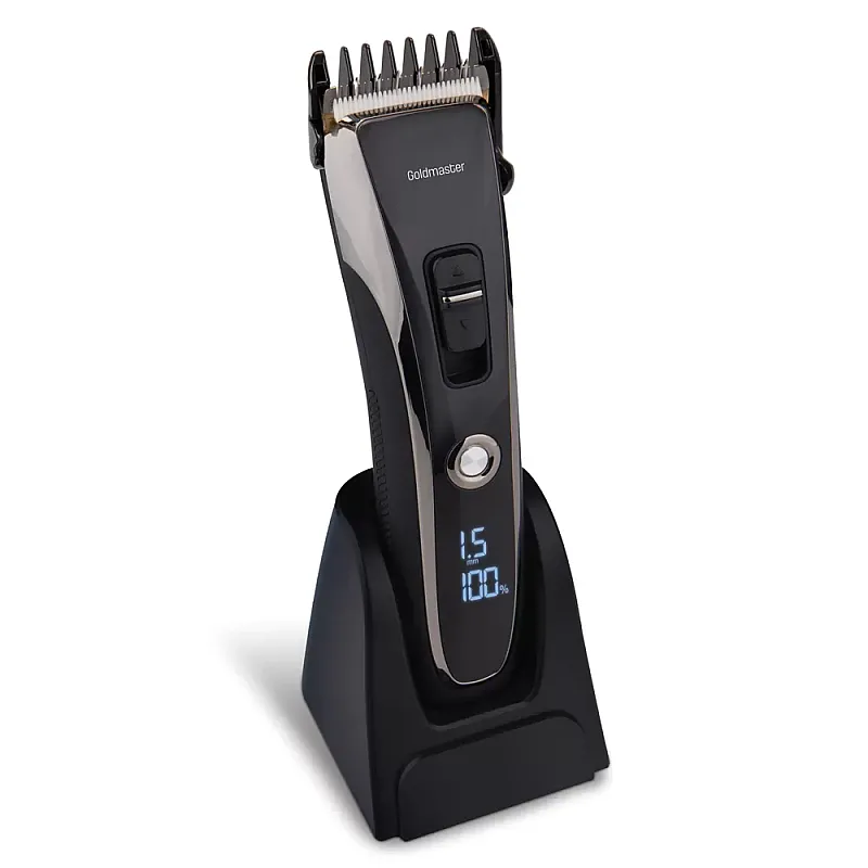 Aparat de tuns Goldmaster GM-8112, Lame ceramica, Incarcare rapida, Lithium-Ion 500 mAh - Studiocasa.ro