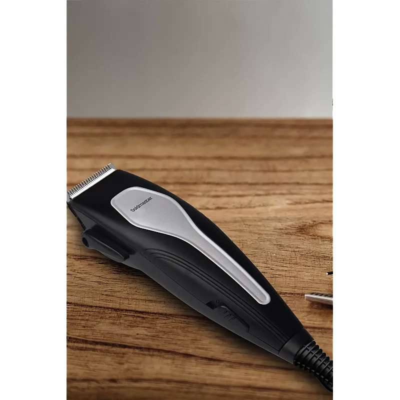 Aparat de tuns Goldmaster GM-7149 Bravo, Lame otel, Negru - Studiocasa.ro