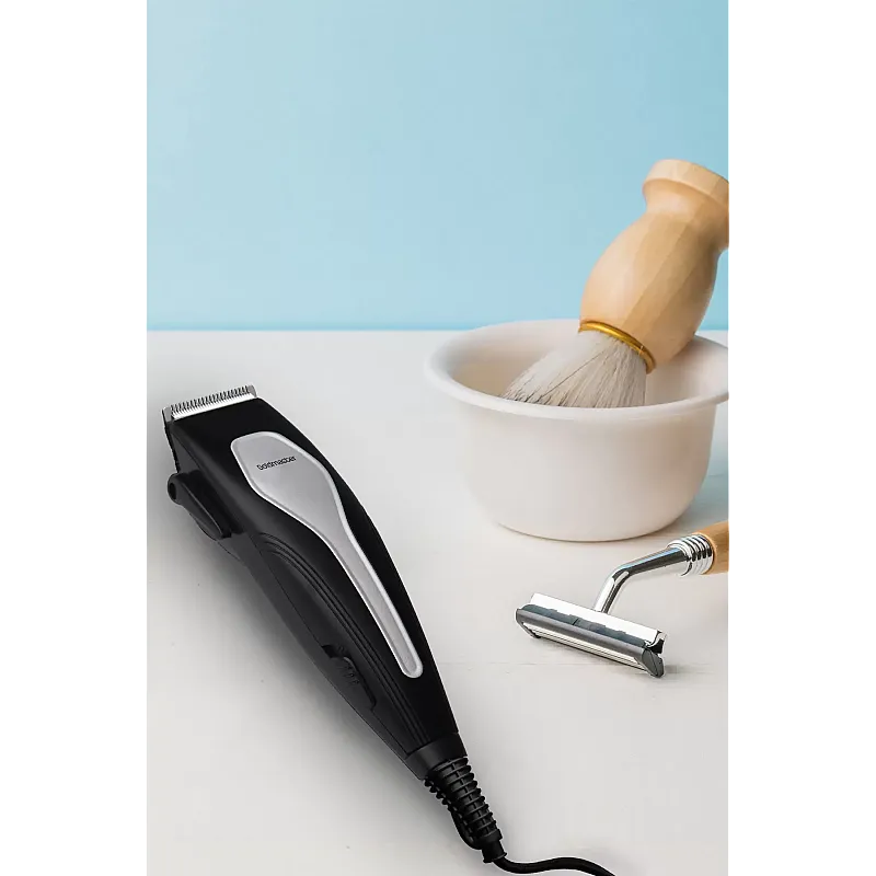 Aparat de tuns Goldmaster GM-7149 Bravo, Lame otel, Negru - Studiocasa.ro