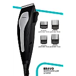 Aparat de tuns Goldmaster GM-7149 Bravo, Lame otel, Negru - Studiocasa.ro