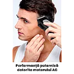 Aparat de tuns Goldmaster GM-7149 Bravo, Lame otel, Negru - Studiocasa.ro