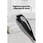 Aparat de tuns Goldmaster GM-7149 Bravo, Lame otel, Negru - Studiocasa.ro