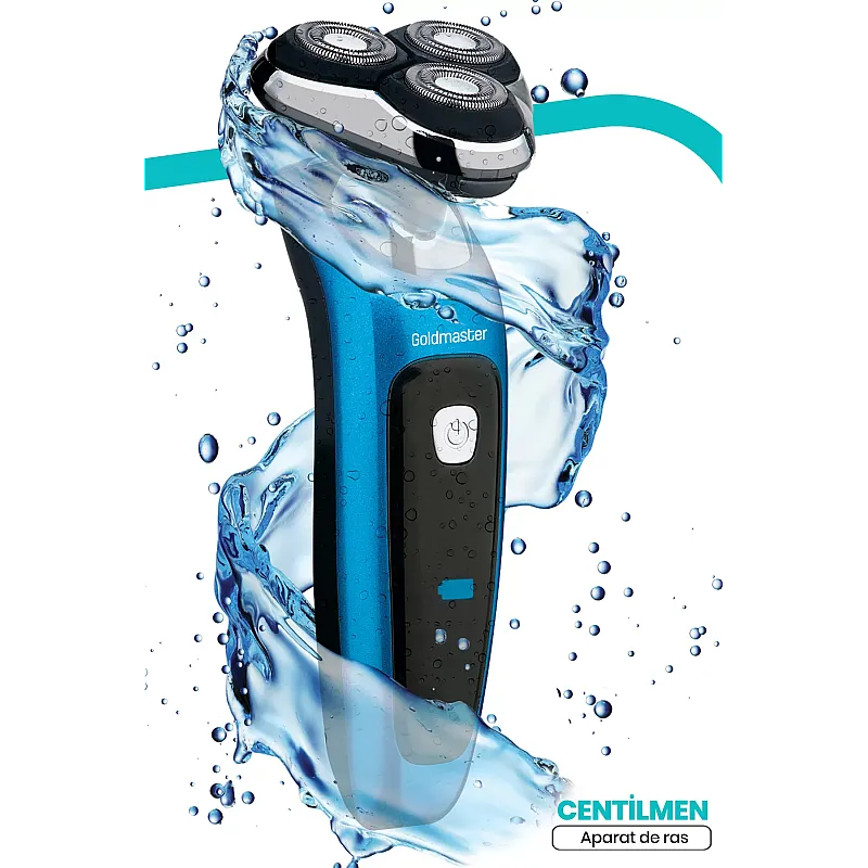 Aparat de ras Goldmaster GM-7150, Lame otel, Timmer, Lithium-Ion, 500 mAh - Studiocasa.ro