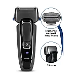 Aparat de ras electric Goldmaster GM-8128, Trimmer, Lithium-Ion, 500 mAh, Lame oscilante - Studiocasa.ro