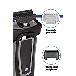 Aparat de ras electric Goldmaster GM-8128, Trimmer, Lithium-Ion, 500 mAh, Lame oscilante - Studiocasa.ro