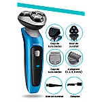 Aparat de ras Goldmaster GM-7150, Lame otel, Timmer, Lithium-Ion, 500 mAh - Studiocasa.ro