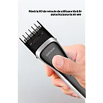 Aparat de tuns Goldmaster GM-7160, Lame otel, NiMH, Autonomie 60min, Negru - Studiocasa.ro