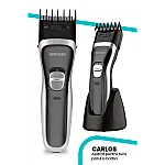 Aparat de tuns Goldmaster GM-7160, Lame otel, NiMH, Autonomie 60min, Negru - Studiocasa.ro