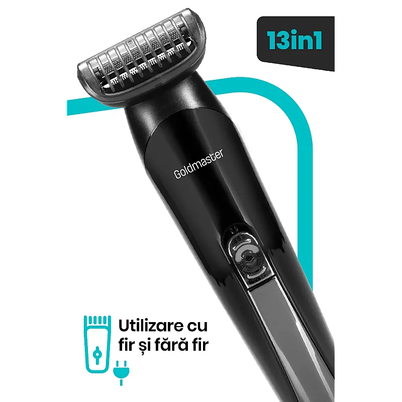 Aparat de tuns Goldmaster GM-7178, Lame otel, Incarcare rapida, Lithium-Ion 600 mAh - Studiocasa.ro