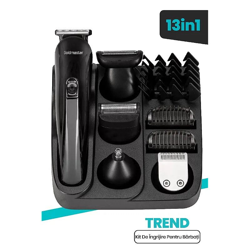 Aparat de tuns Goldmaster GM-7178, Lame otel, Incarcare rapida, Lithium-Ion 600 mAh - Studiocasa.ro
