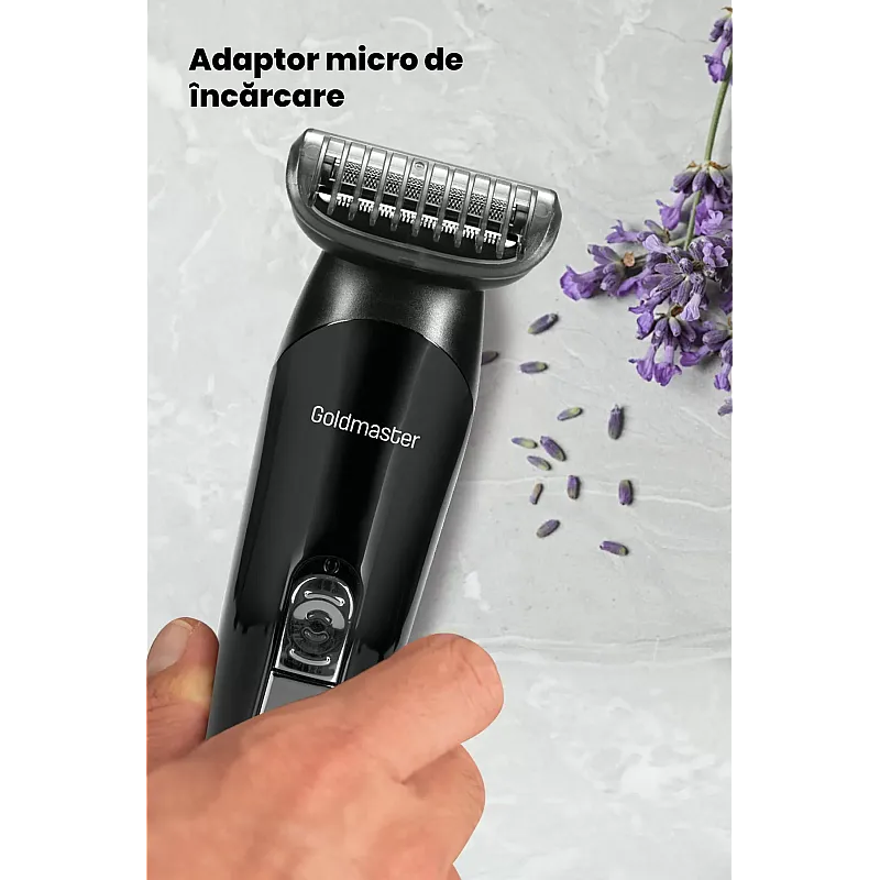 Aparat de tuns Goldmaster GM-7178, Lame otel, Incarcare rapida, Lithium-Ion 600 mAh - Studiocasa.ro