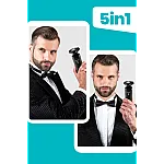 Aparat de ras Goldmaster GM-8141, Lame otel, Trimmer, Incarcare rapida, Lithium-Ion 700 mAh - Studiocasa.ro