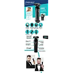 Aparat de ras Goldmaster GM-8141, Lame otel, Trimmer, Incarcare rapida, Lithium-Ion 700 mAh - Studiocasa.ro