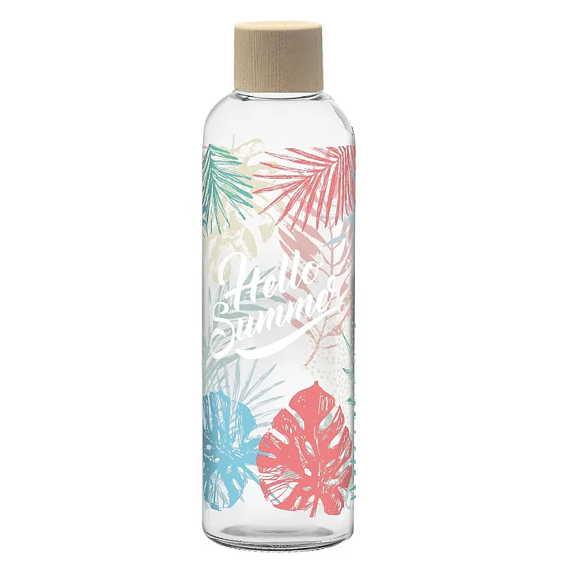 Sticla apa cu dop , Cerve DECOR HELLO SUMMER, 500ml - Studiocasa.ro