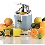 Storcator De Citrice Ariete 0413 Crem/ Bleu, Putere 85W, Inox, Cu Maner, Spremiagrumi Vintage - Studiocasa.ro