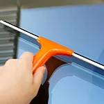 Racleta geamuri pentru baie, 30cm, ideala pentru indepartarea apei de pe suprafetele plate, Studio Casa, Portocaliu - Studiocasa.ro