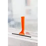 Racleta geamuri pentru baie, 30cm, ideala pentru indepartarea apei de pe suprafetele plate, Studio Casa, Portocaliu - Studiocasa.ro