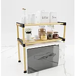 Etajera din lemn 51cm, 2 polite, Seowood - Studiocasa.ro