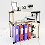 Etajera din lemn 51cm, 2 polite, Seowood - Studiocasa.ro