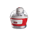 Aparat de inghetata, sorbet si iaurt inghetat 0643 Party Time Maker Ariete, Capacitate 1.5 l, Recipient detasabil, 12 W, Buton On/Off, Alb/Rosu - Studiocasa.ro