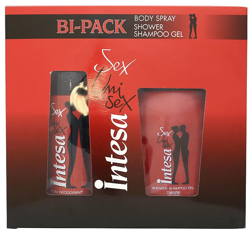 Caseta cadou Intesa Unisex: Deodorant 125 ml + Sampon gel de dus 250 ml - Studiocasa.ro