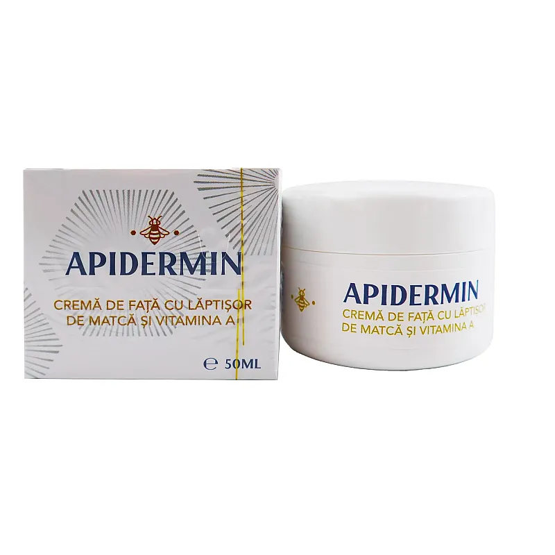Crema anti-aging - APIDERMIN 50 ml, Complex Apicol - Studiocasa.ro
