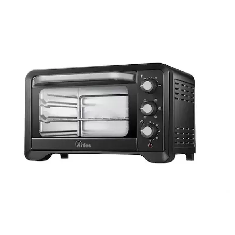 Cuptor electric ventilat Ardes AR 6222PB, 20 l, 1380 W, Termoastat 100° - 230° C, 6 functii de coacere, Negru - Studiocasa.ro