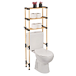 Etajera din lemn peste vasul de toaleta,3 polite,136 cm, Seowood - Studiocasa.ro