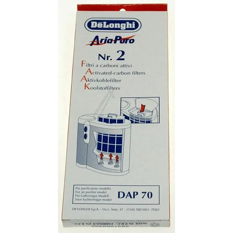 Filtru carbon activ pentru purificator Delonghi DAP 70 - Studiocasa.ro