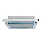 Hota incorporabila telescopica Studio Casa Alizee 60 WH, 60 cm, 2 motoare, putere de absorbtie 450 m3/h, Alb - Studiocasa.ro