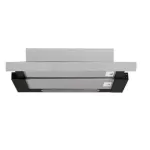 Hota incorporabila telescopica Studio Casa Alizee 60 X, 2 motoare, putere de absorbtie 450 m3/h, Inox/ Negru - Studiocasa.ro