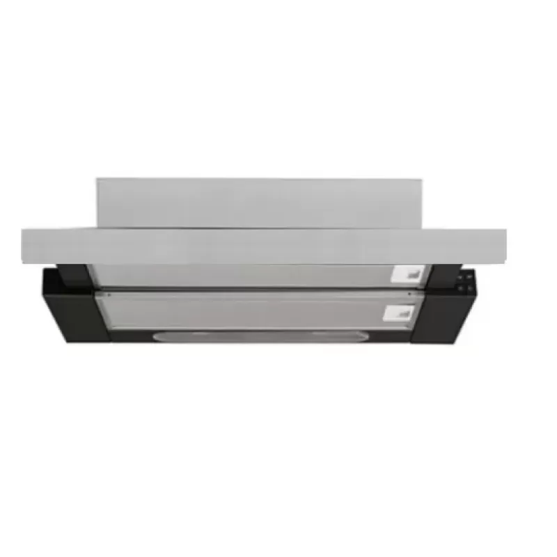 Hota incorporabila telescopica Studio Casa Alizee 60 X, 2 motoare, putere de absorbtie 450 m3/h, Inox/ Negru - Studiocasa.ro