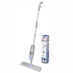 Mop plat cu 2 rezerve  si pulverizator Bacteria Stop, Studio Casa, Gri - Studiocasa.ro