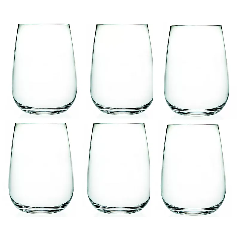 Set 6 Pahare Dof, Invino,  Rcr - 37Cl - Sticla Cristalina - Luxion - Studiocasa.ro