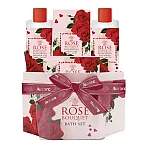 Set pentru ingrijire corp Aurora Rose Bouquet, Gel de dus 200 ml, Sampon 200 ml, Sare de baie 100 g, Sapun 100 g, Trandafir - Studiocasa.ro