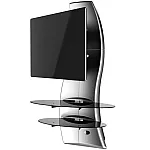 Sistem suport TV de perete Meliconi Ghost Design 2000 Rotation, reglabil cu doua brate, 32- 63, 70 kg, Gri - Studiocasa.ro