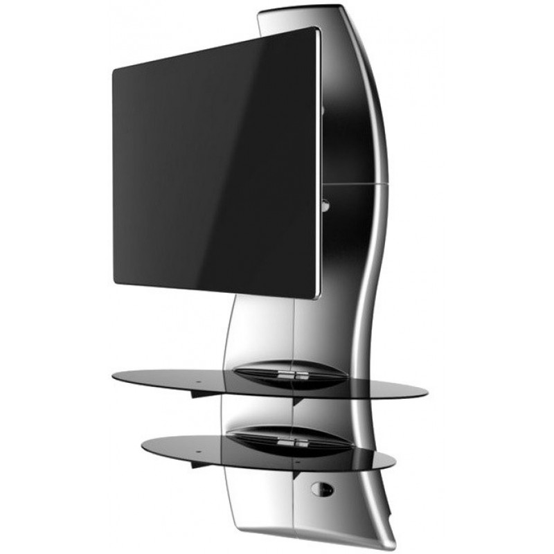 Sistem suport TV de perete Meliconi Ghost Design 2000 Rotation, reglabil cu doua brate, 32"- 63", 70 kg, Gri