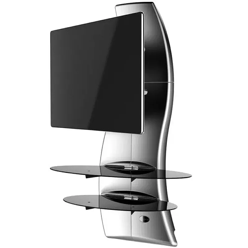 Sistem suport TV de perete Meliconi Ghost Design 2000 Rotation, reglabil cu doua brate, 32- 63, 70 kg, Gri - Studiocasa.ro