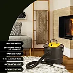 Aspirator penttu cenusa ARDES AR4A12, 800W, Ideal pentru centrale termice, seminee, sobe sau gratare, Capacitate 12L - Studiocasa.ro