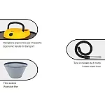 Aspirator penttu cenusa ARDES AR4A12, 800W, Ideal pentru centrale termice, seminee, sobe sau gratare, Capacitate 12L - Studiocasa.ro