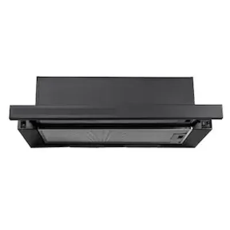 Pachet incorporabil cuptor electric, plita gaz si hota telescopica Elettra Black Studio Casa, Termostat, Programator digital pentru inceputul si sfarsitul coacerii, 56 l, 4 arzatoare gaz, 1 motor turbo, Negru/Inox - Studiocasa.ro