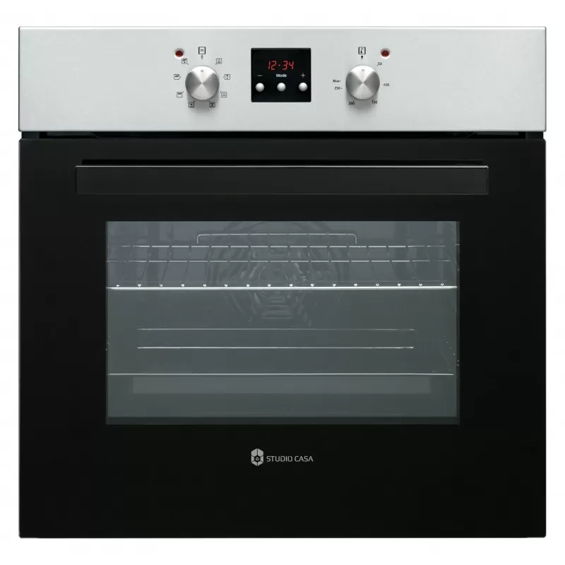 Pachet Cuptor Incorporabil Electric, Studio Casa Napoli Clasic, 65L + Plita Clasica Gaz, Incorporabila, 4 arzatoare gaz, Studio Casa CRY 4F Venezia +Hota telescopica incorporabila Studio Casa Wind Turbo Black - Studiocasa.ro